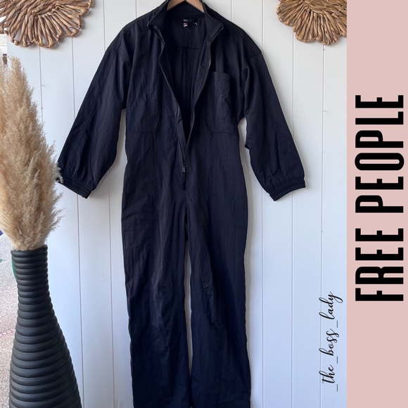 Free People jumpsuit coveralls onesie one-piece romper - Picture 7 of 13